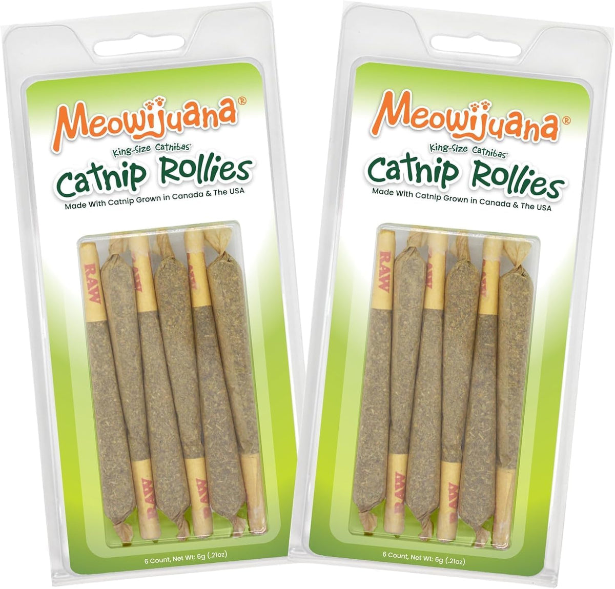 Meowijuana Meowi-Waui Bundle | King Size Catnip Rollies and Meowi-Waui | Hand Harvested and Rolled Dried High Potency Catnip | Grown in North America - Image 11