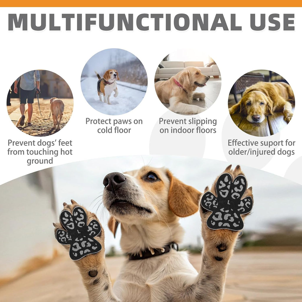 Instructions for applying Kooltail dog paw pads