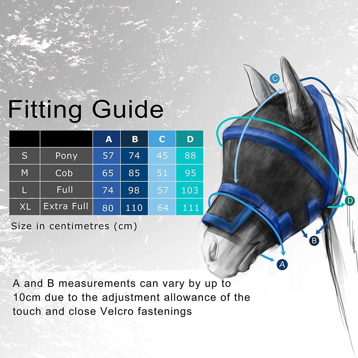 Harrison Howard fly mask showing detachable nose flap
