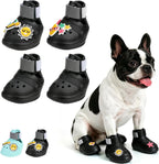 KOOLTAIL Dog Shoes for Hot Pavement, Waterproof Summer Pet Sandals Boots for Beach to Prevent Licking Paws, Breathable & Non Slip Dog Booties for Hardwood Floor Small Medium Large Dogs, Green L - Image 10