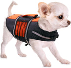 Queenmore Small Dog Life Jacket, Adjustable Pet Life Vest for Small and Medium Dogs with High Buoyancy, Rescue Handle, Reflective Bands for Boating, Canoeing, Swimming - Image 10
