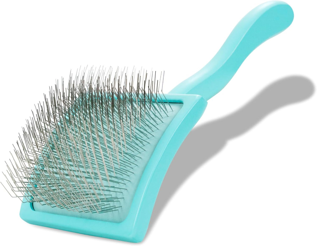 Chris Christensen Big G Dog Slicker Brush for Dogs (Goldendoodles, Labradoodles, Poodles), Groom Like a Professional, Fluff Detangle Style, Saves Time Energy, Coral, Large - Image 14