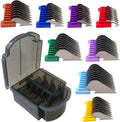 BESTBOMG animal stainless steel attachment guide comb front view premium pet grooming tools