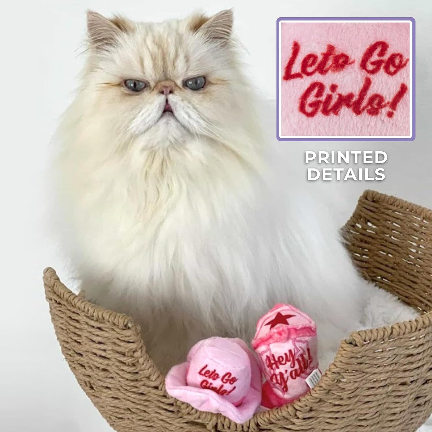 Haute Diggity Kitty designer parody cat plush set premium view
