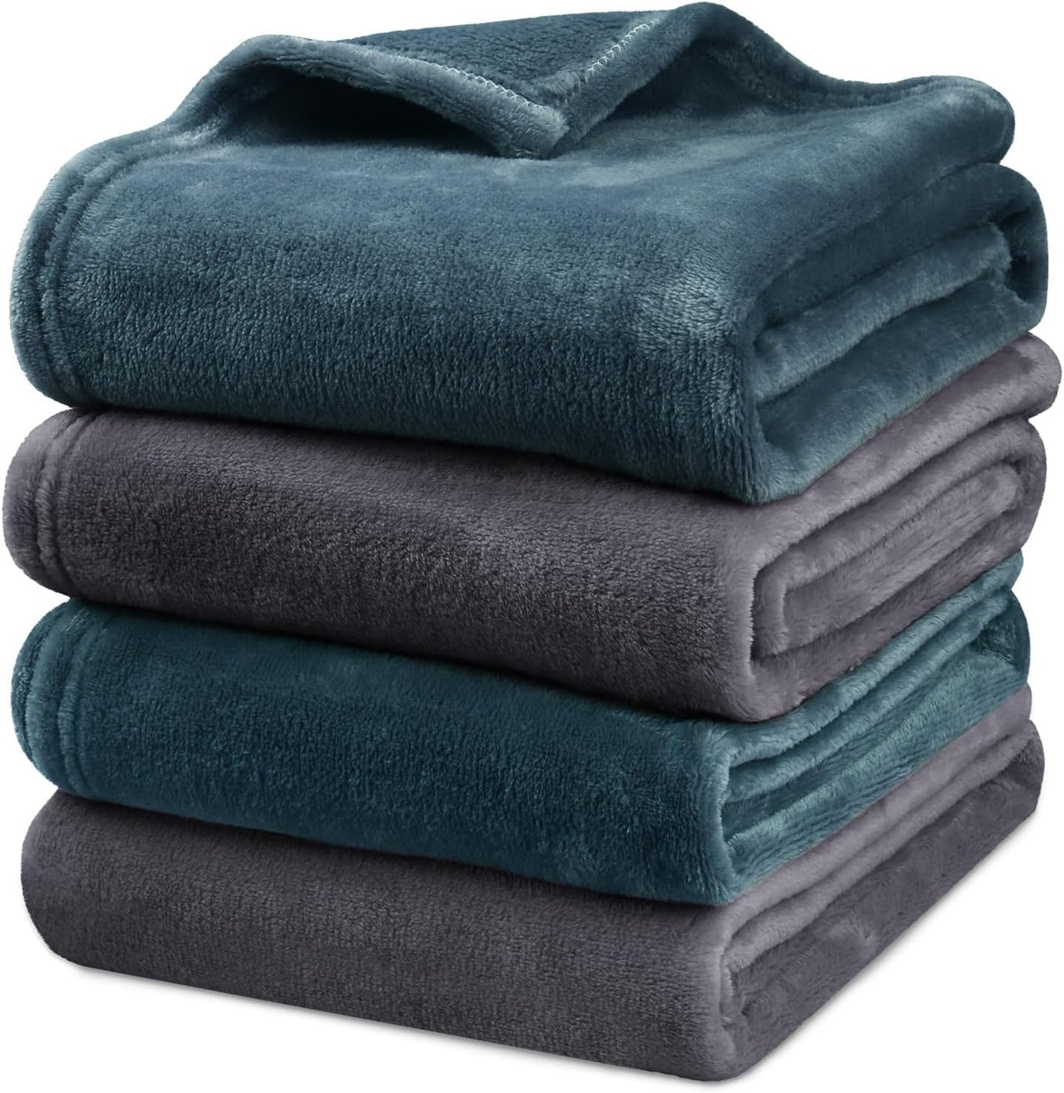 Onarway Dog Blanket Washable for Puppy: 4 Packs Dog Blankets 40"x28" - Fluffy Soft Small Throw for Cat Puppy Kitten Dogs - Fleece Pet Blankets for Bed Sofa Car and Indoor - Grey and Khaki - Image 10