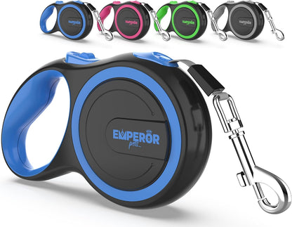 Emperor Pets Pink Heavy Duty Retractable Dog Leash 26 ft - Tangle-Free Nylon Tape, Anti-Slip Grip, Reflective - Retractable Leash for Medium Large Dogs up to 110 lbs -Classic-PK26 - Image 13
