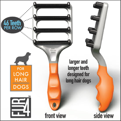 Imported USA premium deShedding brush for double coated dogs