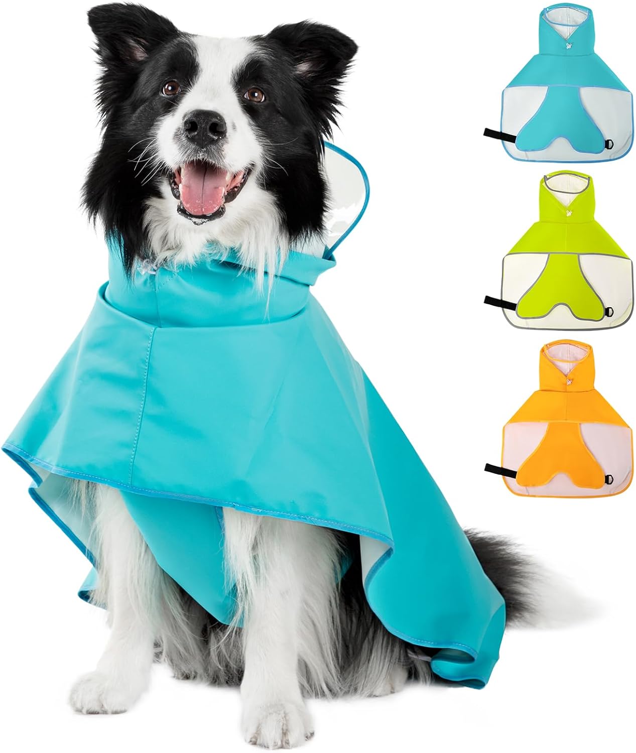 Dog Raincoat,Dog Rain Jacket Poncho with Hood and Leash Hole(Dinosaur,S) | Windproof,waterproof,leash loop,adjustable,dinosaur design - Image 12