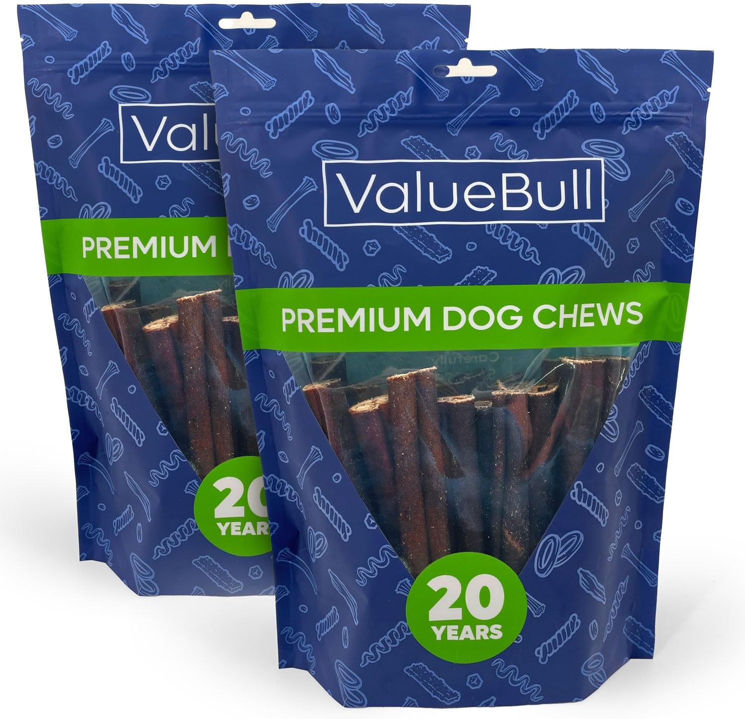 ValueBull Collagen Sticks for Dogs, 6 Inch Medium Chews, Natural Long-Lasting Dog Treats, 100 Count Bulk Pack - Supports Joints, Skin & Coat with Chondroitin & Glucosamine - Image 14