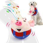 BABORUI Interactive Dog Toys Pig, Jumping Squeaky Dog Toys with Recording and Music Modes, Rechargeable Moving Dog Chew Toys for Small/Medium/Large Dogs to Keep Them Busy(Blue Pig) - Image 15