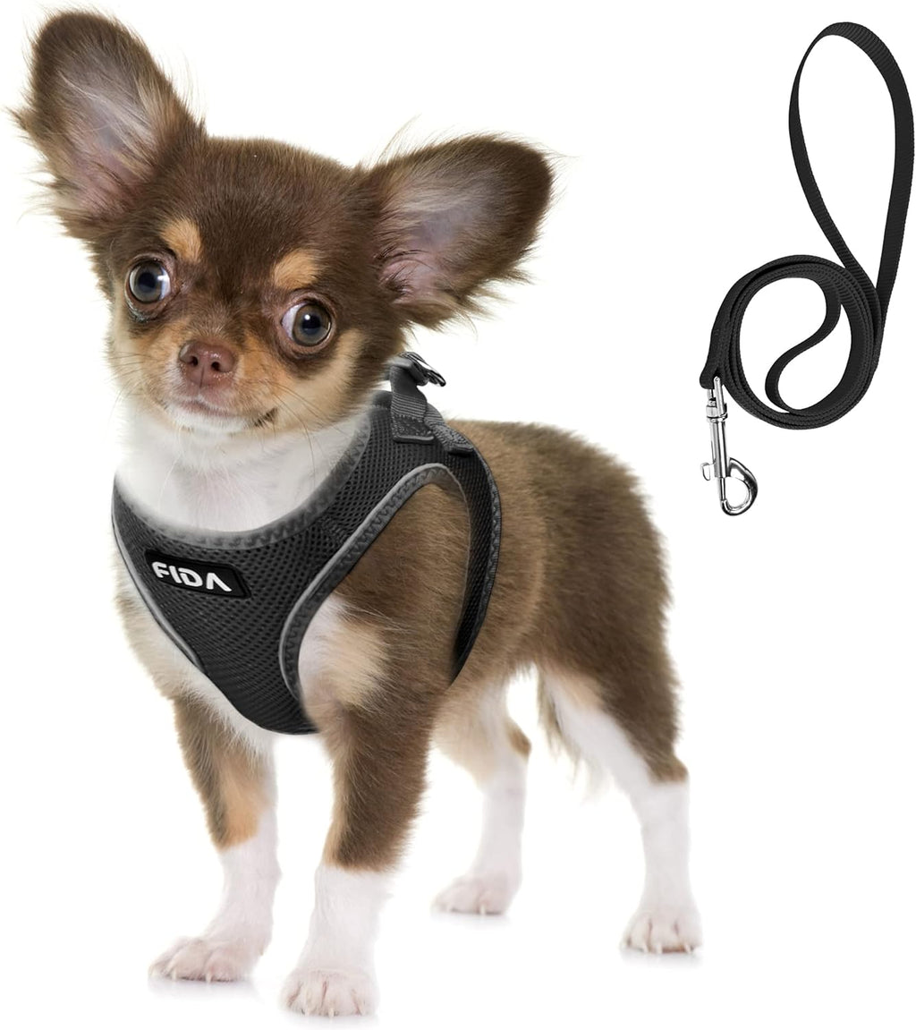 Fida Cat Harness and Leash Set for Walking Kitten and Puppy, Escape Proof Kitten Harness with Breathable Lightweight Soft Mesh, Adjustable Reflective Step-in Design. (XXXS, Pink) - Image 10