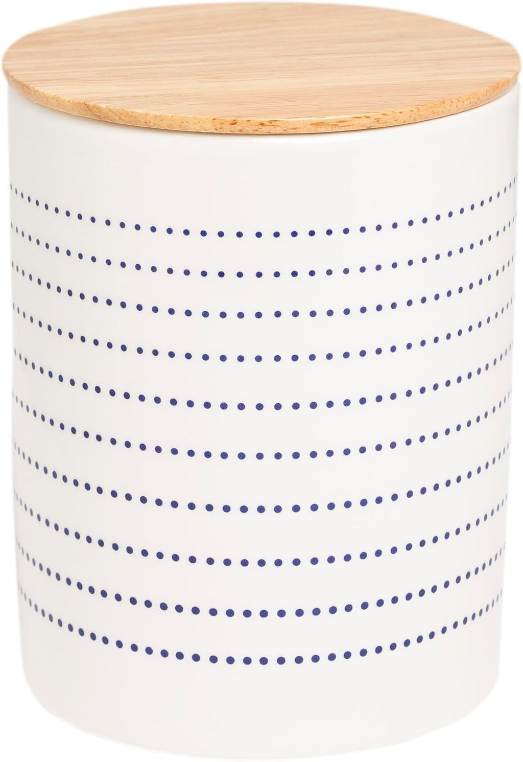 Pearhead Bone Apptit Ceramic Dog Treat Jar with Airtight Wooden Lid - Cute & Stylish Pet Treat Canister Keeps Dog Snacks Fresh - Durable, Easy-to-Clean Design, Kitchen Counter Dcor, 4 Cup / 32 oz - Image 9