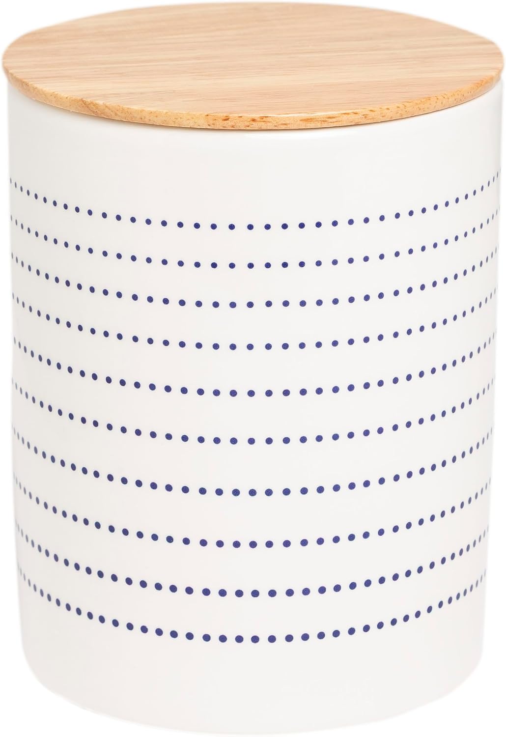 Pearhead Bone Apptit Ceramic Dog Treat Jar with Airtight Wooden Lid - Cute & Stylish Pet Treat Canister Keeps Dog Snacks Fresh - Durable, Easy-to-Clean Design, Kitchen Counter Dcor, 4 Cup / 32 oz - Image 9