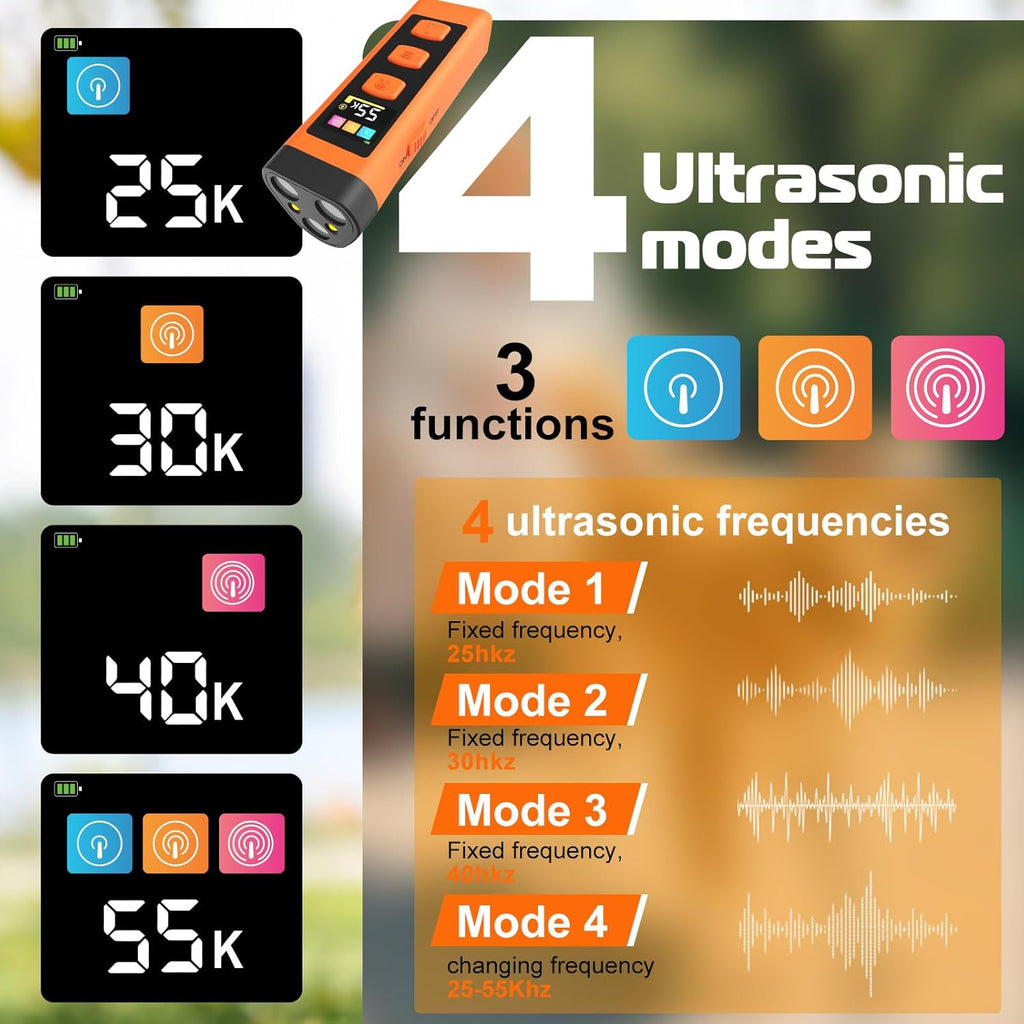 OKSJ ultrasonic anti barking tool held in hand