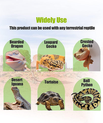 Helidrago textured reptile bedding mat trimmed to fit lizard habitat