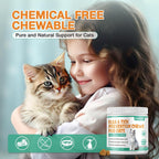 USA imported flea and tick supplement for cats label detail