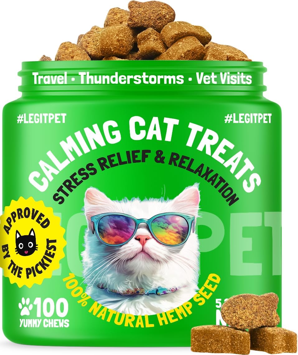 Multivitamin Cat Treats Vitamins for Indoor Cats Skin & Coat Digestion Immunity Mobility Heart & Brain Support Supplements for Overall Cat Health with Vitamins A B C D E and Biotin 100 Yummy Chews - Image 11