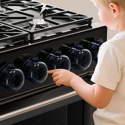 Wilniry gas stove knob cover child safety lock front view