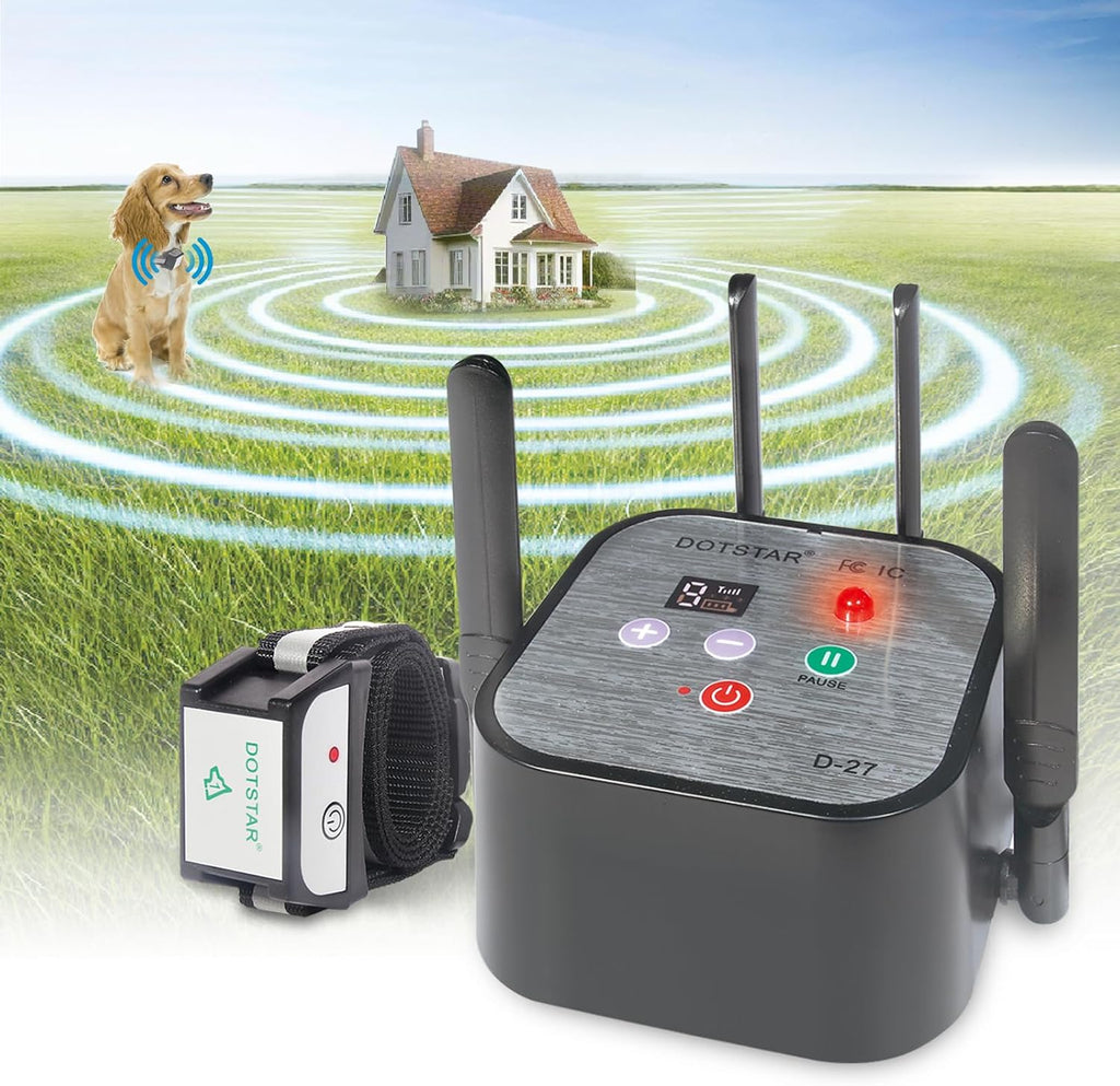 Wireless Dog Fence Pet Electric 2026 Newest Intelligent Containment System, AI Smart Alarm Low Battery Dog Out of Range Reminder, Display Receiver Battery Level, Waterproof Rechargeable Dog Fence - Image 9