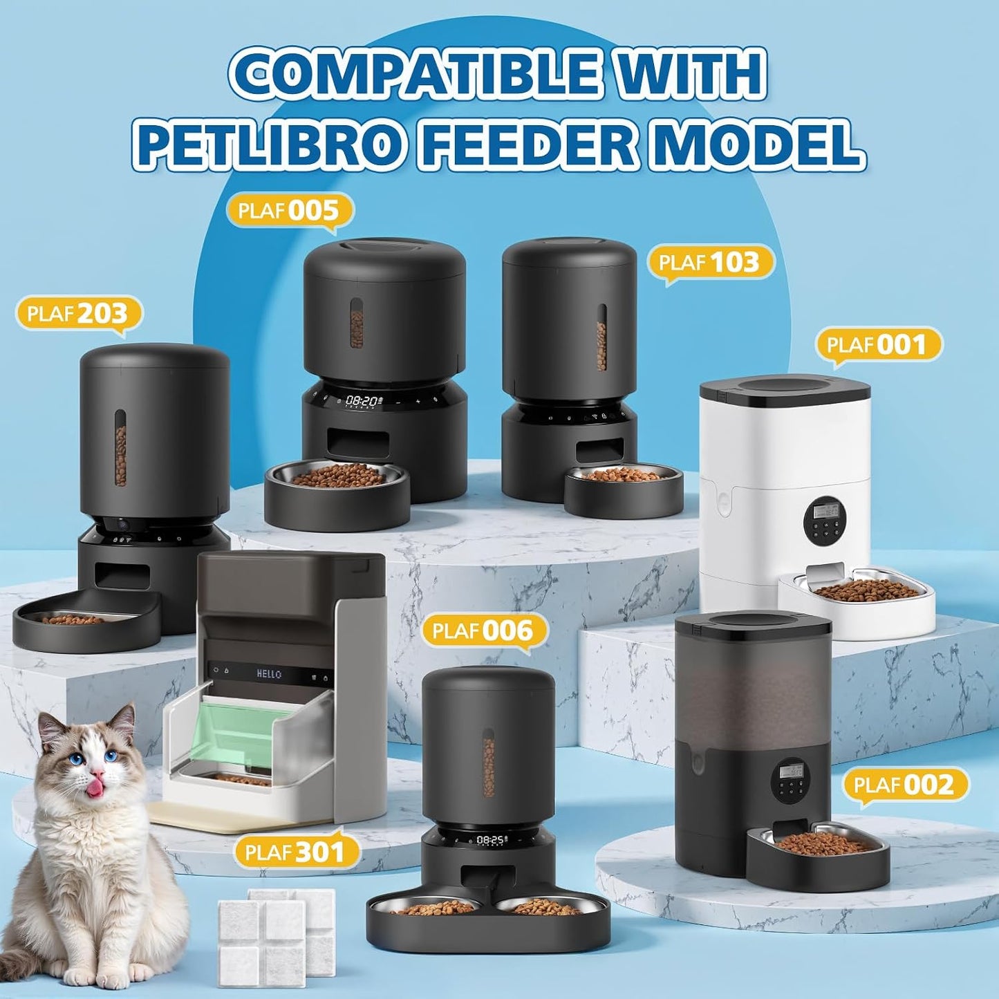 Caehomly moisture absorbing desiccant bags for Petlibro feeders