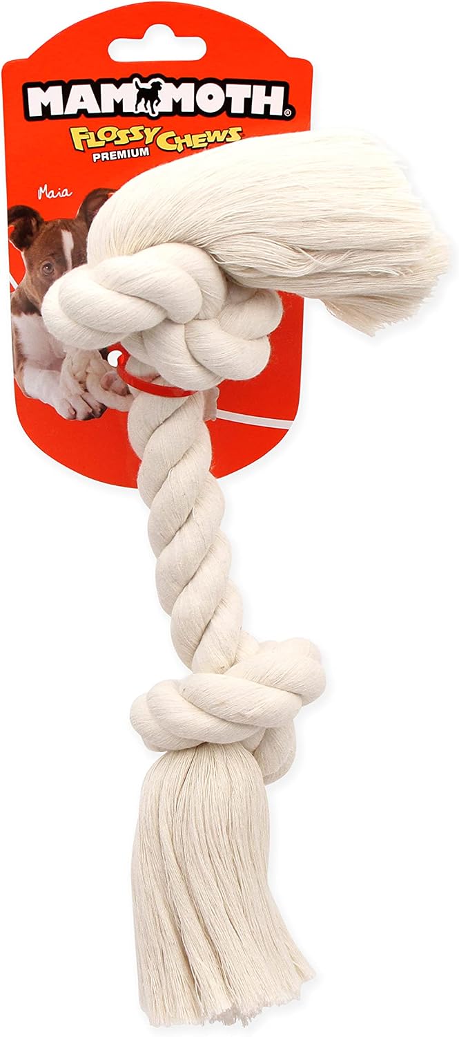 Fourteen inch cotton dog tug toy for large breeds interactive playtime