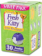 Fresh Kitty cat litter bags product box packaging