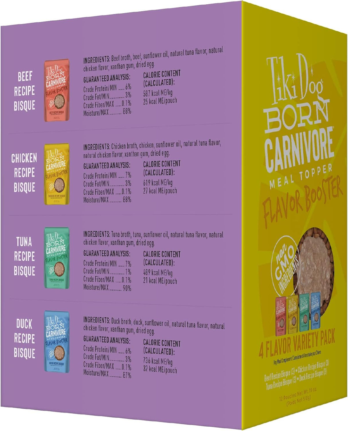 Tiki Dog tuna recipe bisque ingredient view