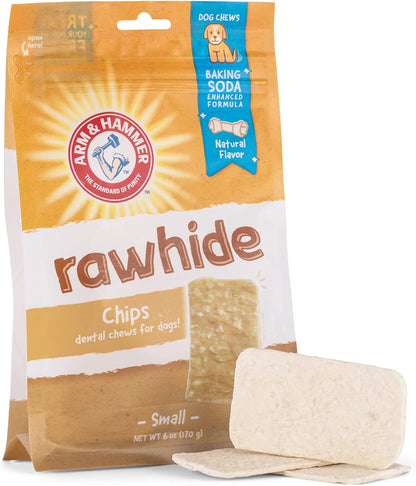 Arm & Hammer for Pets Rawhide Chips for Dogs | Real Dog Rawhide Chews with Beef Coating and Arm and Hammer Baking Soda Enhanced Formula for Fresh Dog Breath (Pack of 1, 12 Count Total) - Image 13