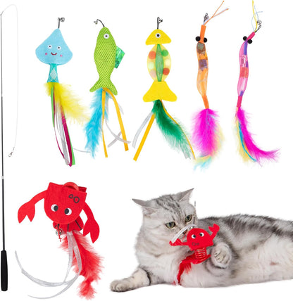 Catify by Best Pet Supplies Interactive Cat Toys - Plush, Motion-Activated & Squeaking Toys with Premium North American Catnip for Indoor Cats & Kittens - Squeaking Mice Set, Beige & Gray - Image 10