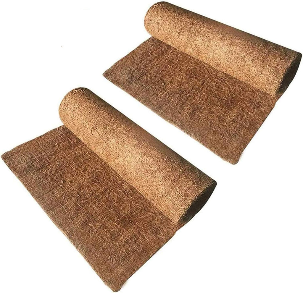 Hamiledyi reptile carpet front view natural coconut fiber terrarium liner