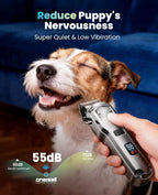 Oneisall heavy duty dog grooming kit with guide combs