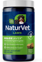 NaturVet GrassSaver bottle with pet health branding