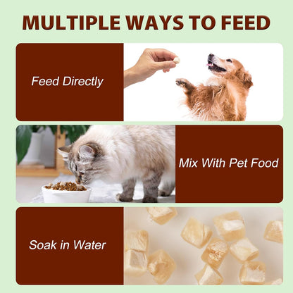 Dylan's Cabin natural raw chicken cubes for picky eating pets