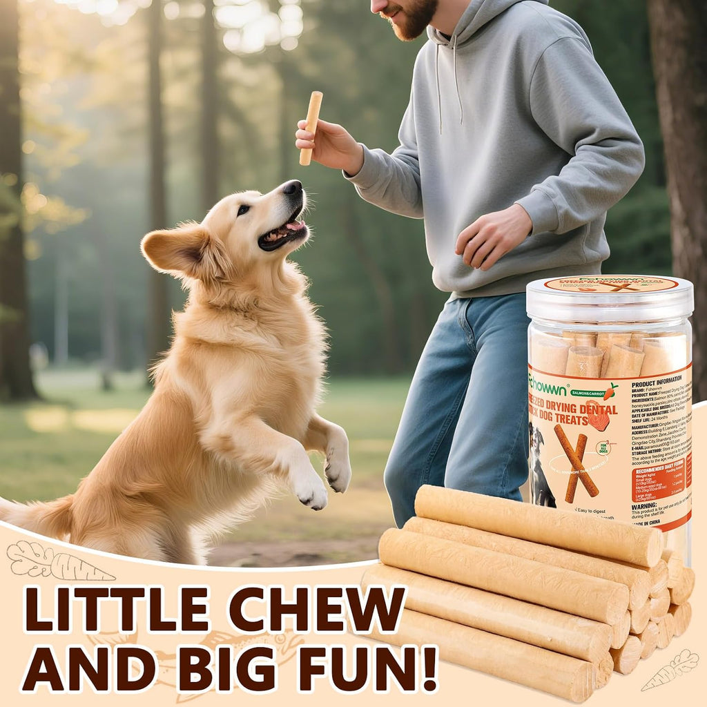 75 gram size pack of Packsy salmon dog treats