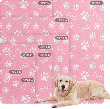 Close up of soft texture on Beautyzoo reusable dog training mat.