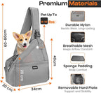 Adjustable padded shoulder strap of dog sling