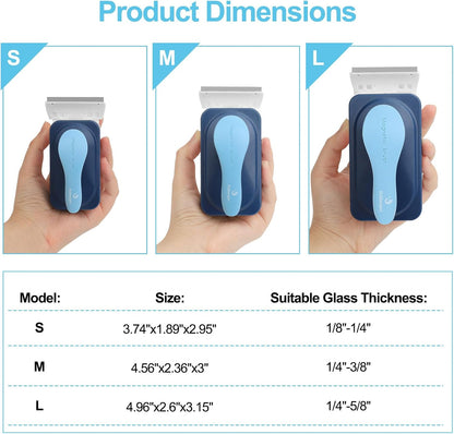 Fishkeeper fish tank scraper kit showing the comfortable grip texture of the handle.