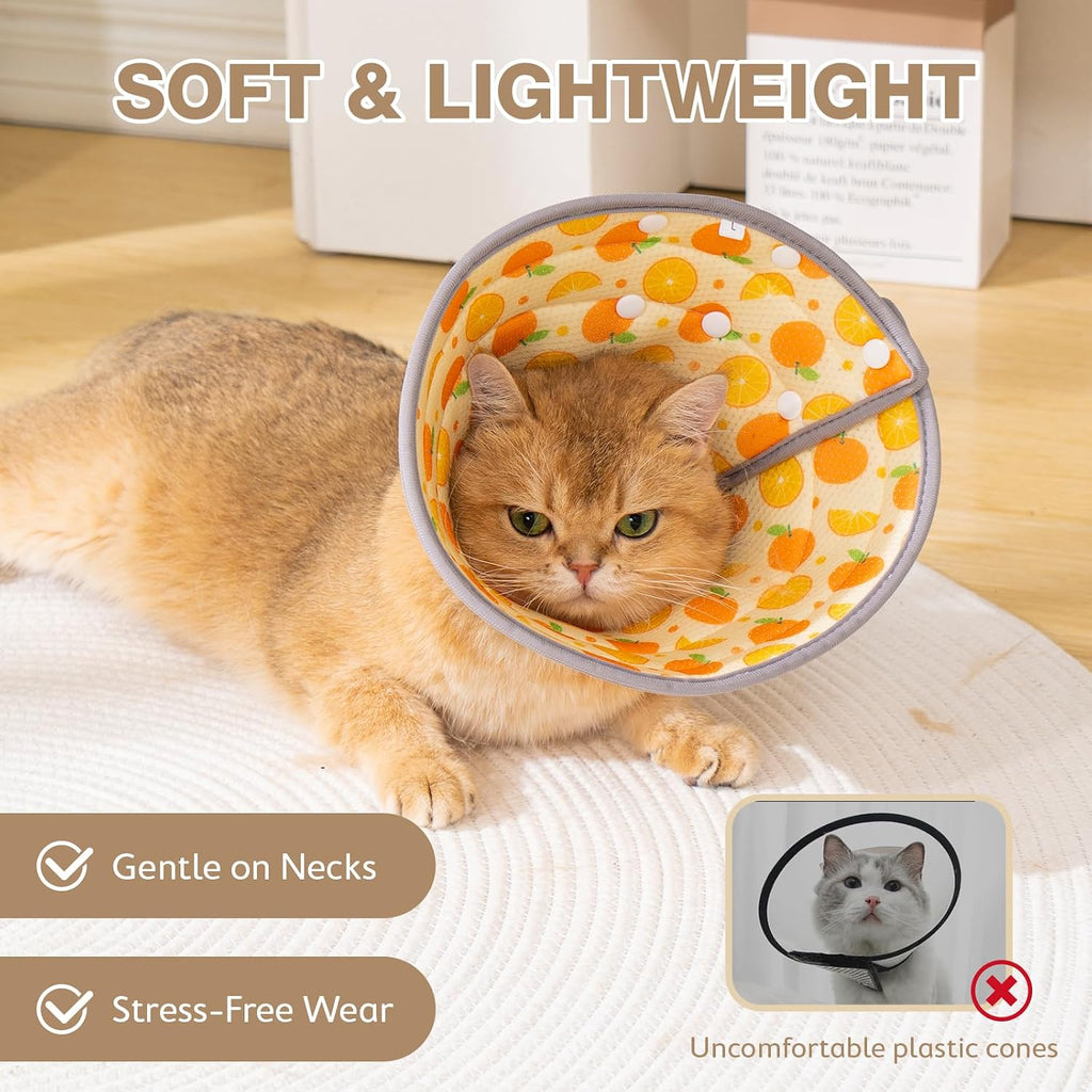 Soft breathable twill fabric texture of kitten collar