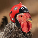 Skylety pet safety helmet side angle with elastic strap