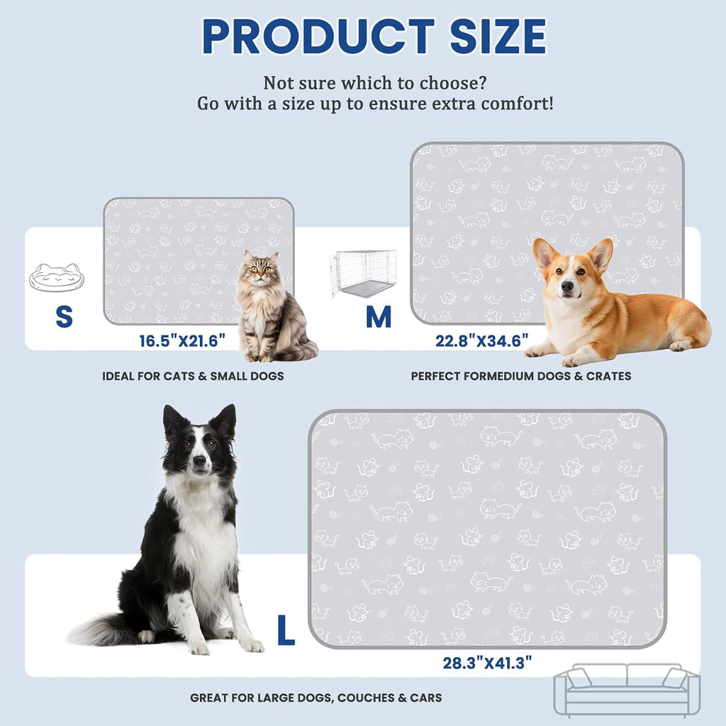 Close up of pet cooling mat texture and cooling fabric