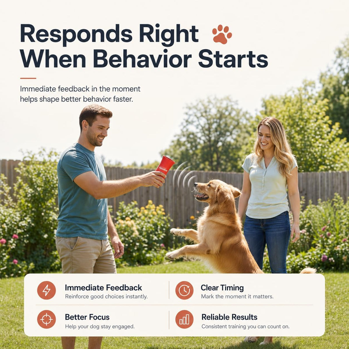 Onkey dog training aid for indoor and outdoor use