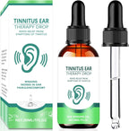 Anitiate Tinnitus Relief Ear Care Drops front view packaging and amber glass bottle
