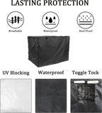 Indoor dog kennel privacy setup minimizing pet anxiety with black cover