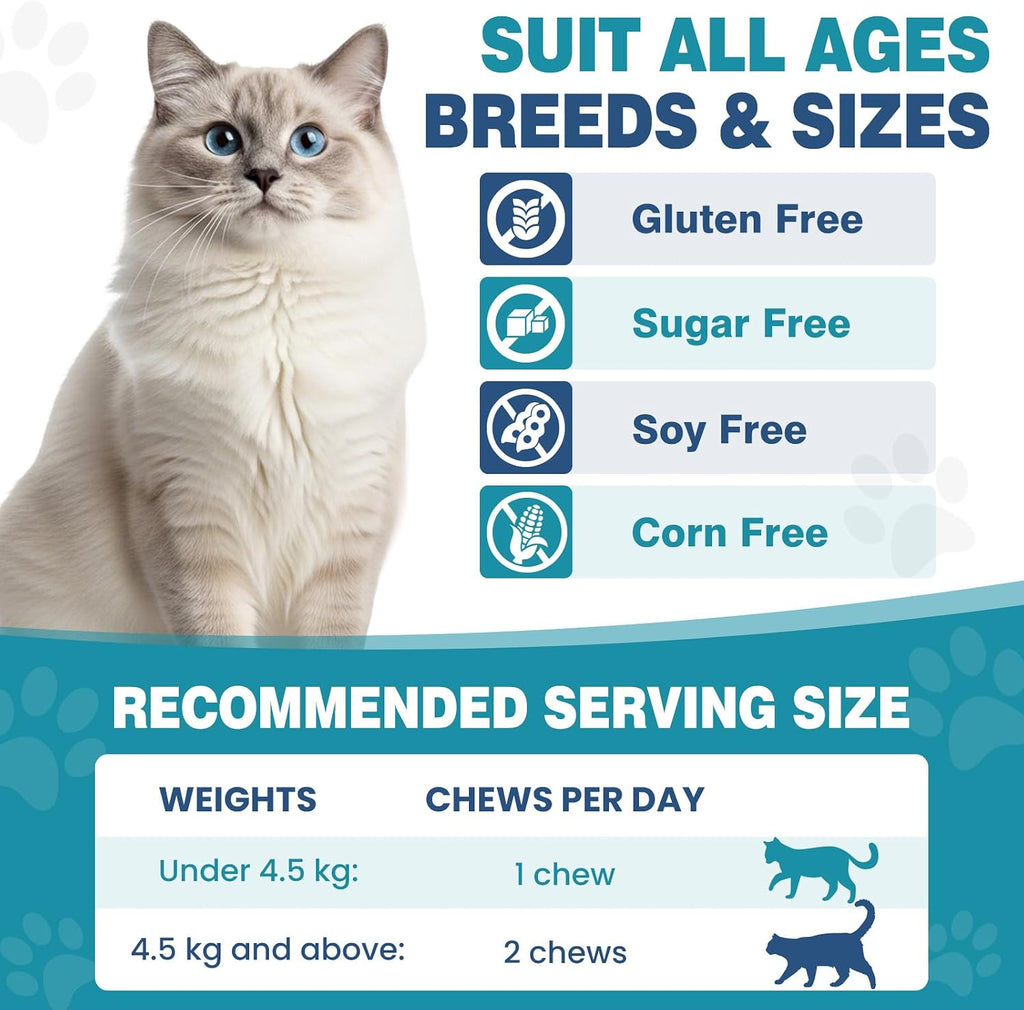 Authentic USA imported CPFK flea chewables for feline skin health