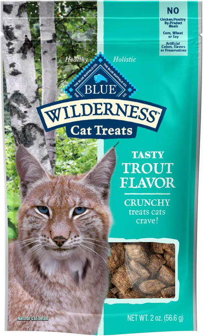 Blue Buffalo Wilderness Soft Cat Treats, Grain-Free and Protein-Rich, Great for Training, Chicken & Turkey Recipe, 2-oz. Bag - Image 14