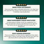 VetriScience 60 count chicken liver flavored dog eye chews