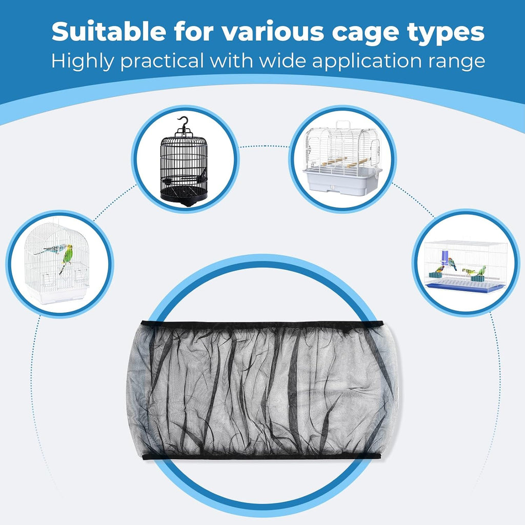 SFIELCAPA 2-piece black mesh netting guards displayed for standard enclosures