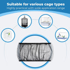 SFIELCAPA 2-piece black mesh netting guards displayed for standard enclosures