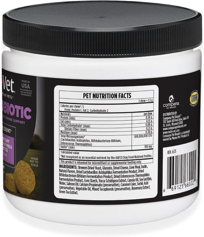 Rudra Retails authentic Nutri-Vet pre and probiotic soft chews texture details