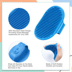 Dampet pet bath massage glove with adjustable strap